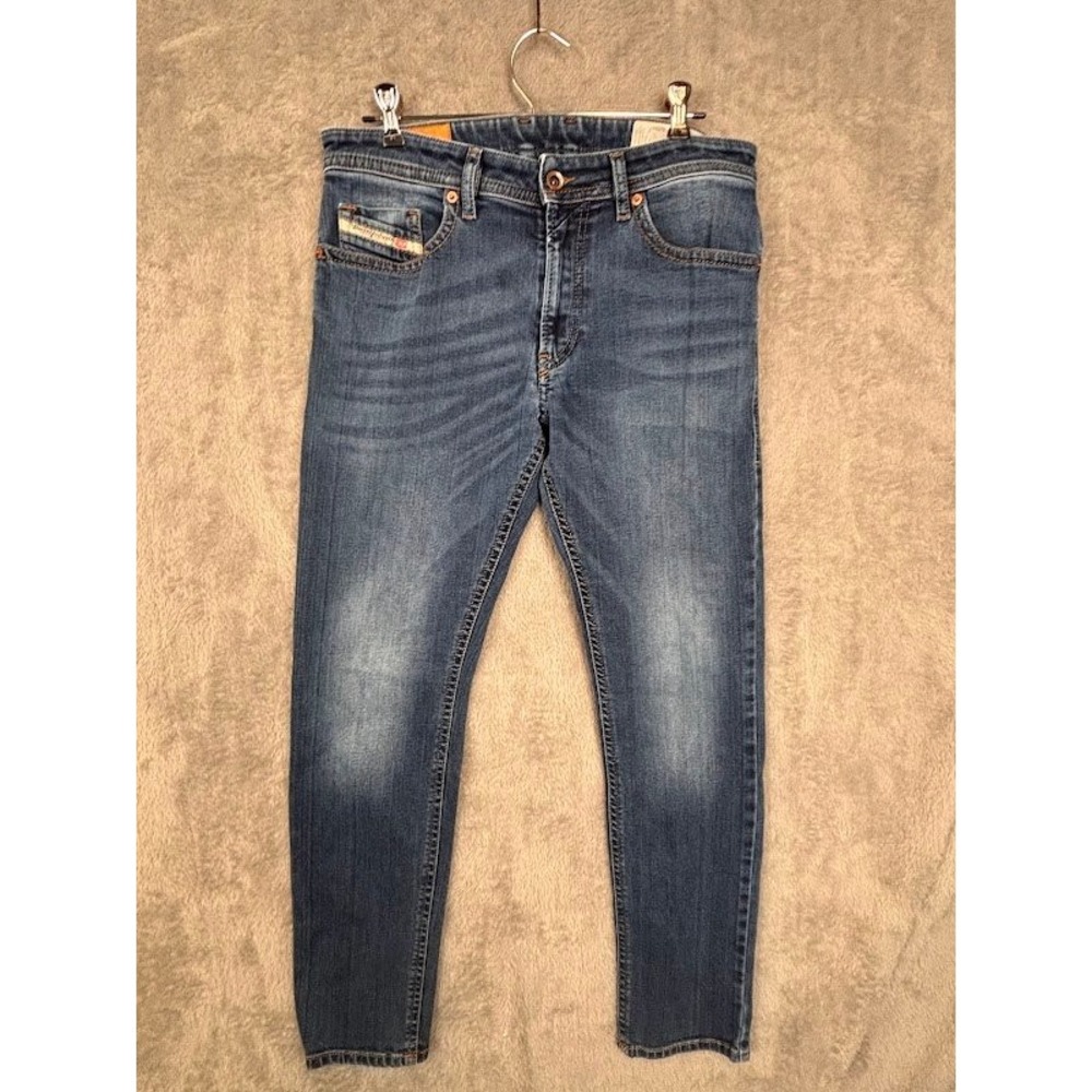 Diesel Thommer Slim Skinny Jeans Mens 31x28 Medium Blue Stretch Denim 084BU